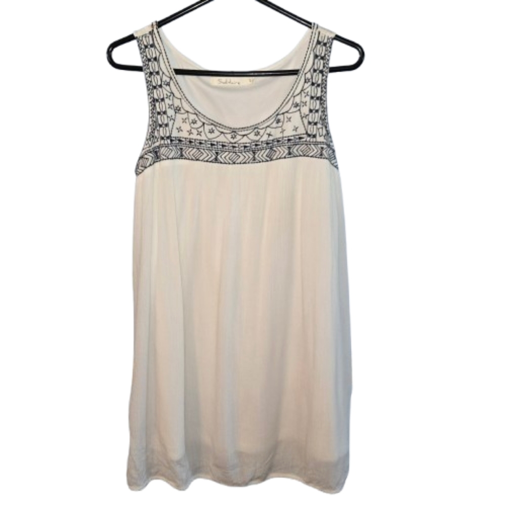 Solitaire Sleeveless Babydoll Dress- Flaw- See Photos/ Description